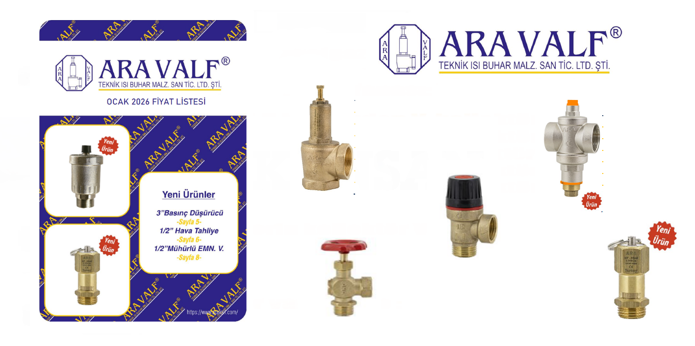 Ara Valf Fiyat Listesi